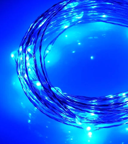 20-LED 2m Seed Light String - Blue