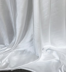 White 9m Satin Roll 140cm Wide