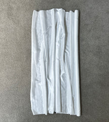 White 9m Satin Roll 140cm Wide