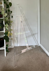 Clear Acrylic Easel Signage Stand