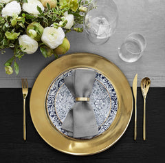 Plastic Charger Plate - Gold Mirror