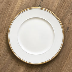 Plastic Charger Plate - Gold Rim