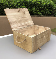 Wooden Chest Wishing Well