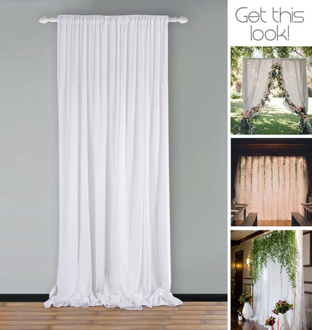 Draping Fabric Curtain 1m Wide