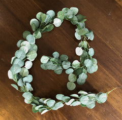 Artificial Silver Dollar Eucalyptus Garland 2m