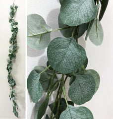 Artificial Silver Dollar Eucalyptus Garland 2m