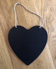 Hanging Heart Chalkboard