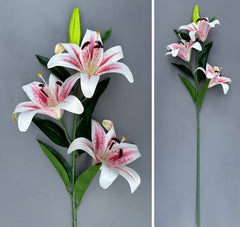 Artificial Stargazer Lily Stem