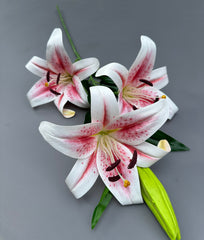 Artificial Stargazer Lily Stem