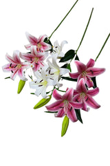 Artificial Stargazer Lily Stem