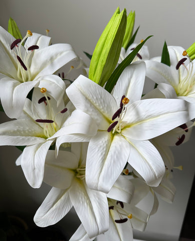 Artificial Stargazer Lily Stem