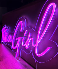 It's a Girl Neon Style Sign