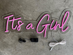 It's a Girl Neon Style Sign