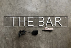 THE BAR Neon Style Sign