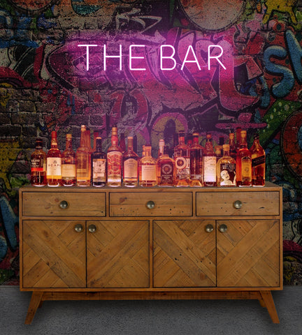 THE BAR Neon Style Sign