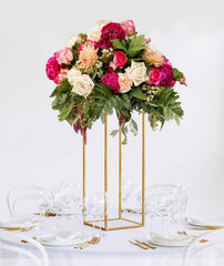 Gold Pedestal Centerpiece Frame