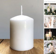 Wax Pillar Candles