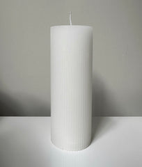 Wax Fluted Ribbed Candles