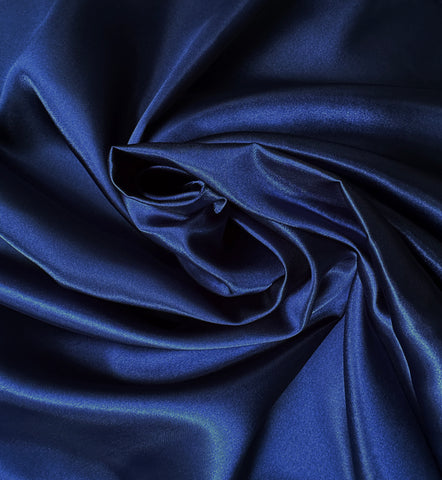 Navy Blue 9m Satin Roll 140cm Wide