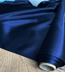 Navy Blue 9m Satin Roll 140cm Wide