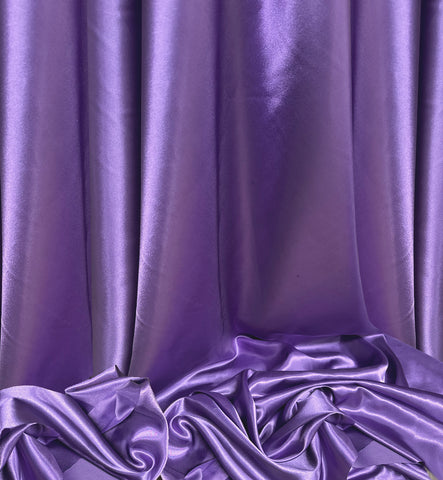 Purple 9m Satin Roll 140cm Wide