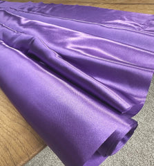 Purple 9m Satin Roll 140cm Wide