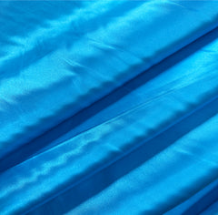 Turquoise Blue 9m Satin Roll 140cm Wide