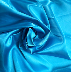 Turquoise Blue 9m Satin Roll 140cm Wide