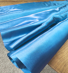 Turquoise Blue 9m Satin Roll 140cm Wide