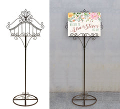 Metal Signage Stand