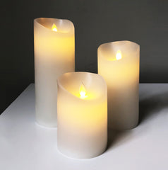 Set of 3 LED Wax Candles