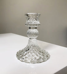 Glass Stem Candle Holder