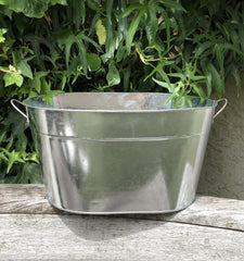 Oval Galvanised Bucket Tub