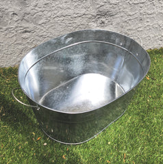 Oval Galvanised Bucket Tub