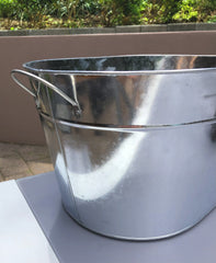 Oval Galvanised Bucket Tub