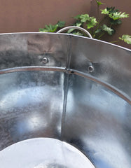 Oval Galvanised Bucket Tub