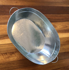 Oval Galvanised Bucket Tub