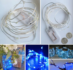 20-LED 2m Seed Light String - Blue