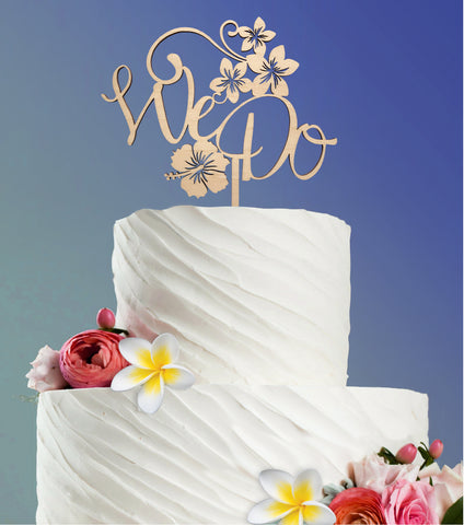 We Do Wooden Wedding Cake Wopper