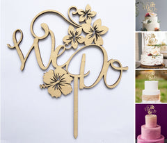 We Do Wooden Wedding Cake Wopper