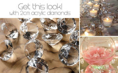 Acrylic Scatter Diamonds 500g