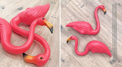 Set 2 Plastic Garden Flamingoes (Pair)