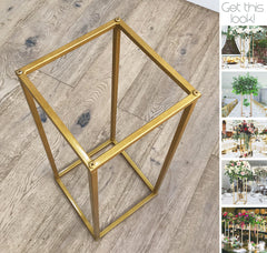 Gold Pedestal Centerpiece Frame