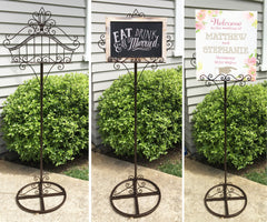 Metal Signage Stand