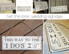 Wedding Reception Sign