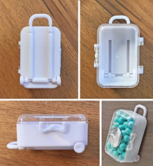 Mini Rolling Wheel Suitcase Favour Box